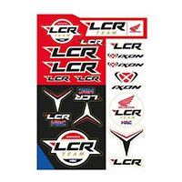 Ixon Sti1 Lcrt 22 Stickers Black Red White