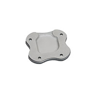 Placa Caballete Lateral MyTech BMW F800 GS plata