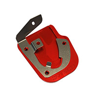 Placa Caballete Lateral MyTech Honda CRF 1100L ADV rojo