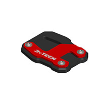 Placa caballete lateral MyTech Multistrada V4 rojo