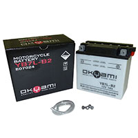 Okyami Batteria Yb7l-b2 Con Acido