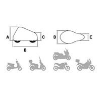 Taac Ultra Hydroscud Schwarze Motorradabdeckung - img 2