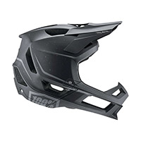 100% Trajecta Full Helmet Black