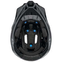 100% Trajecta Full Helmet Black - 5