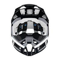 100% Trajecta Helm schwarz weiß - 3
