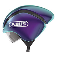 Abus Gamechanger TT バイク ヘルメット フリップフロップ パープル