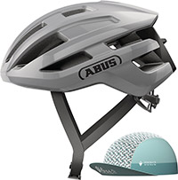 Abus PowerDome エース ヘルメット レース グレー