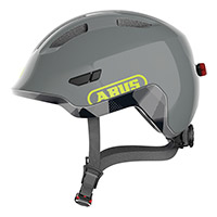 Abus Smiley 3.0 Ace Led Kid Helmet Shiny Grey