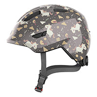 Abus Smiley 3.0 Kid Helmet Horse Grey Kinder