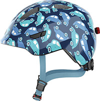 Abus Smiley 3.0 LED Kinderhelm grau space