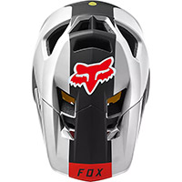 Fox Proframe Blocked Helm schwarz weiß - 3