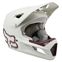 Casque Fox Rampage vintage blanc