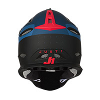 Casque Just-1 JDH Mips Dual bleu rouge - 3