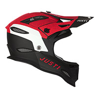 Casco Just-1 Jdh Mips Dual Rosso Bianco