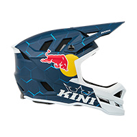 Casco Kini Red Bull Dhc 1.0 Blu Bianco - img 2