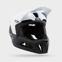 Leatt MTB Gravity 5.0 Helm schwarz weiß