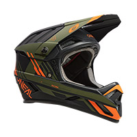 O Neal Backflip Strike V.23 Helmet Green Orange