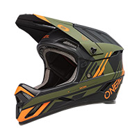 O Neal Backflip Strike V.23 Helmet Green Orange