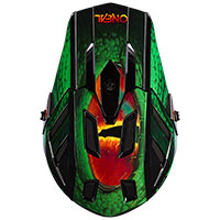 O Neal Backflip Viper V.23 Helmet Black Green - 4