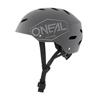 O Neal Dirt Lid Youth Bike Helmet Plain Grey Kid