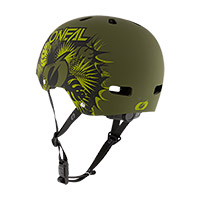O Neal Dirt Lid Zf Plant Bike Helmet Green - 3