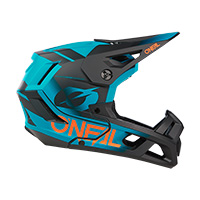 O Neal Sl1 Strike Helmet Black Blue Green