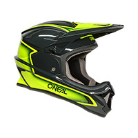 O Neal Sonus Slick Bike Helmet Grey Yellow - 2