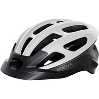 Sena R1 Evo Smart Cycling Helmet White Matt - 2