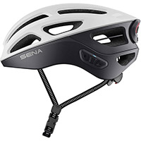 Casque de vélo Sena R1 Evo Smart blanc mat - 3