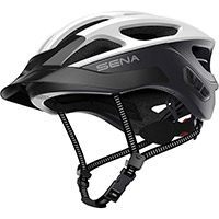 Casco Ciclista Sena R1 Evo Smart blanco mate