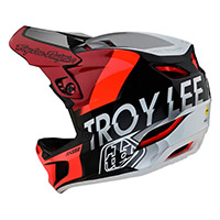 Troy Lee Designs D4 Composite Qualifier Red Silver - 2