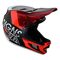 Troy Lee Designs D4 Composite Qualifier rot silber - 4