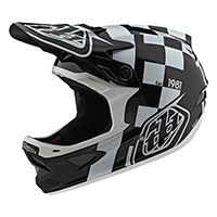 Casco Troy Lee Designs D3 Fiberlite Raceshop Nero