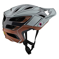 Casco Troy Lee Designs A3 Mips Pin Grigio Marrone - img 2