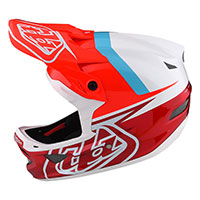 Troy Lee Designs D3 Fiberlite Slant Helmet Red