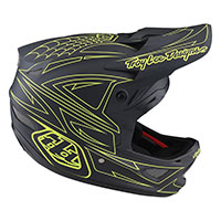 Troy Lee Designs D3 Fiberlite Spiderstripe gelb - 2