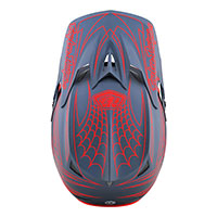 Troy Lee Designs D3 Fiberlite Spiderstripe rot - 3