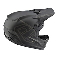 Troy Lee Designs D3 Fiberlite Mono Helmet Black - 2