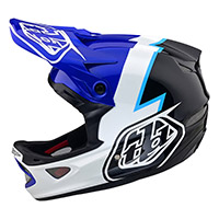 Troy Lee Designs D3 Fiberlite Volt Helm blau