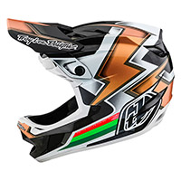 Casco Troy Lee Designs D4 Carbon Ever Nero - img 2