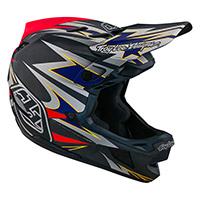 Troy Lee Designs D4 カーボン インフェルノ ヘルメット ブラック - 2