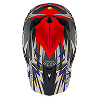 Troy Lee Designs D4 カーボン インフェルノ ヘルメット ブラック - 3