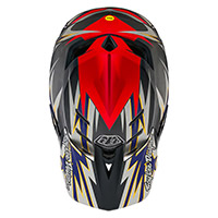 Casco Troy Lee Designs D4 Carbon Inferno negro - 3