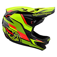 Casque Troy Lee Designs D4 Carbon Omega jaune - 2