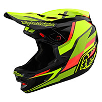 Casque Troy Lee Designs D4 Carbon Omega Jaune