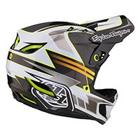 Casque Troy Lee Designs D4 Carbon Saber Gris