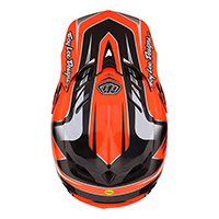 Troy Lee Designs D4 Carbon Saber Helm rot - 4