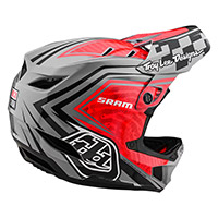 Troy Lee Designs D4 カーボン Sram ヘルメット レッド - 3