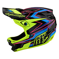 Troy Lee Designs D4 Carbon Volt Noir Jaune