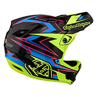 Troy Lee Designs D4 Carbon Volt noir jaune - 3